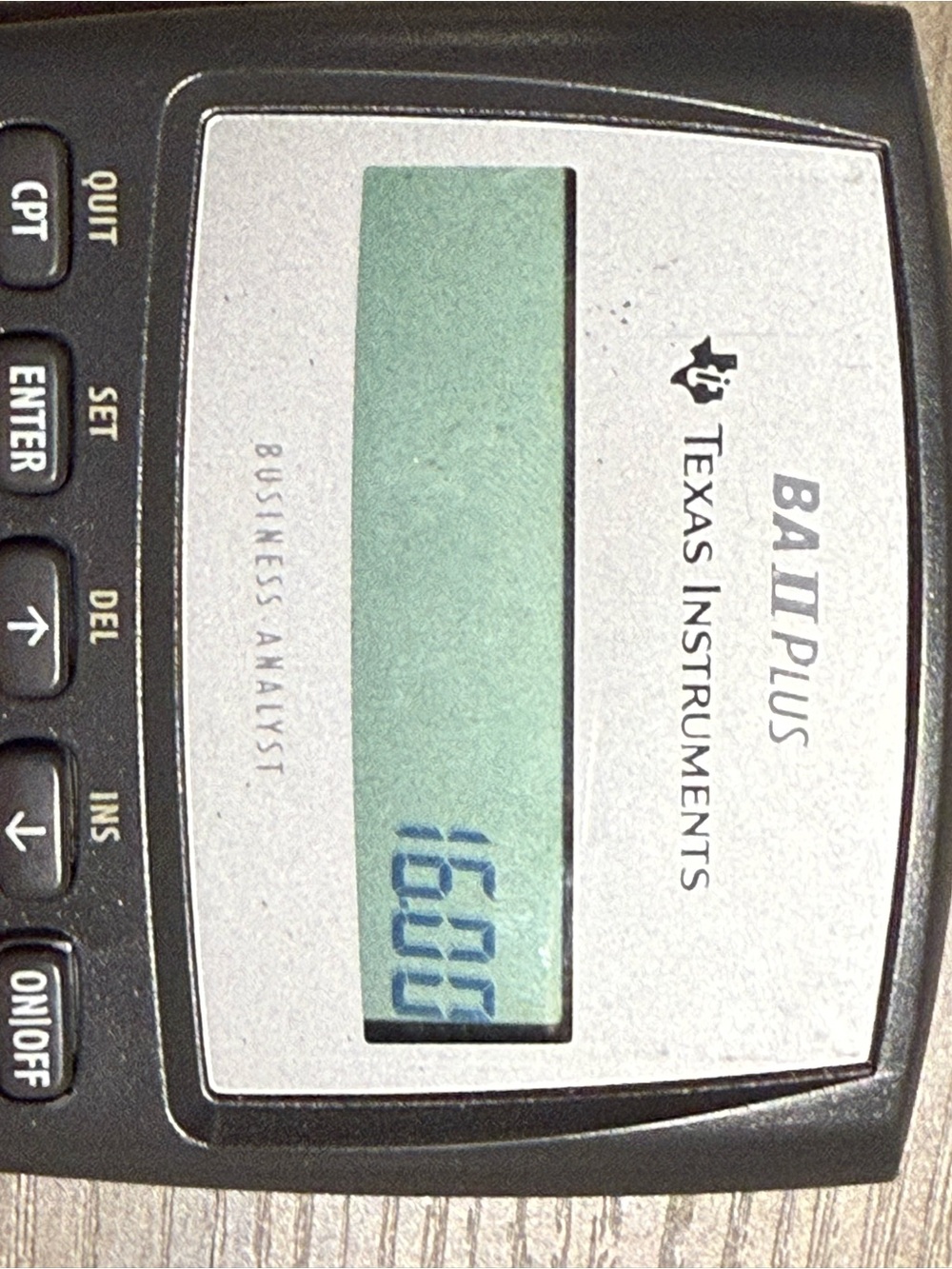 Texas Instruments BA II Plus Financial Calculator - Picture 9 of 9